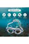 Premium Swimming Goggle | Anti-fog & Uv Protection | Blue | 180° View | Hard Case - 2