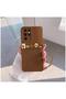 Samsung Galaxy S22 Ultra Compatible Case Love Bear Silicone Case Brown