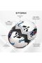 Storm Football | White | Size 5 | Rubberized | Training Ball | For Hard Ground - 2
