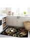 Yilmaz Collection Black Yellow Creative Bear Patterned Woven Base Modern Decorative Carpet Yılmaz28 - 3