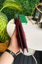 Mannu - Elite Serie Real Leather Long Wallet with Hand Band, Claret Red and Coin Compartment - 5