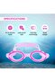 Swimming Goggle | Anti-fog & Uv Protection | Pink | Adjustable Strap | Hard Case - 2