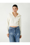 Half Zip Knitwear Sweater Stand Collar Ribbed Soft Textured Long Sleeve - 3