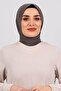 Mink Practical Ready-made Interlace Hijab Scarf Sandy Fabric with Snaps at the Back 2101_10 - 2