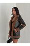 Fur Lined Leather Coat - 5