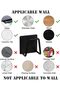 1Pcs Black Dish Sponge Holder Adhesive Stainless Steel Dish Sponge Holder Hanger M-Sng1 - 3