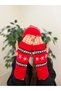 Hand Knitted Gloves Beanie Set Winter Warm Adult Beanie - 2