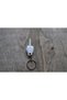 White Middle Finger Keychain - 3