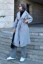 Gray Stitched Coat - Filthy Stitched - 3