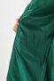 Women's Sporty Hooded Quilted Green Coat - 6