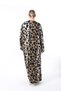 Women's Multicolor Patterned Large Size Dress - 3