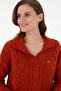 Women's Tile Polo Neck Sweater 50291574-Vr031 - 2