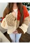 Puffy Cardigan, Hand-Knitted Cardigan, Soft Jacket, Bohemian Cardigan - 2