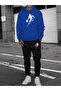 Hooded Basketball Player Printed Tracksuit Set - Raster and Cotton, Soft Thick Item Set of 2