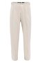 Ecru High Waist Buckle Detailed Comfortable Fit Men's Pants - 6