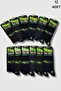 Economic Pack Bamboo Men's Licra 12-Piece Assort Socket Socks - 3