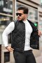 Men's Snap Fastener Quilted Quilted Vest - 2