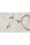 Stainless Steel Charm with Rainbow and Cloud Figures - 2