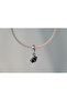 Stainless Steel Charm with Dark Blue Pants Figure - 3