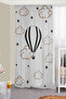 Double Winged Children's Room Background Curtain with Cloudy Balloon