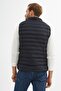Men's Standard Mold Puffer Vest Navy Blue - 7