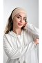 Milk Coffee Practical Ready-made Interlaced Hijab Bonnet Viscose Fabric Plain 3007_26