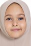 Beige Practical Ready-made Young Hijab Bonnet Sandy Fabric Plain Hijab 2312_12 - 5