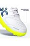 Beamer Cricket Shoes | Fluro Yellow/white | 1 Uk/2 Us/35 Eu | Lightweight & Durable | For Kids - 4