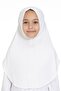 Cream Practical Ready-made Young Hijab Bonnet Sandy Fabric Plain Hijab 2312_40