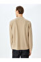 Basic Crew Neck Sweatshirt with Cotton Blend - 4