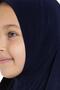 Navy Blue Practical Ready-made Young Hijab Bonnet Sandy Fabric Plain Hijab 2312_02 - 6