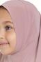 Powder Practical Ready-made Young Hijab Bonnet Sandy Fabric Plain Hijab 2312_06 - 6