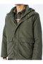 Zippered Slim Fit Hooded Coat - 6