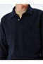 Buttoned Polo Neck Winter Knitwear Sweater - 5