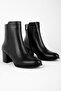 Layana Women's Genuine Leather Heeled Boots-black - 2