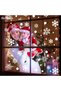 35 Different Models 105 Pieces Snowflake Printing Glass, Wall Sricker - 3
