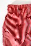 1845-Ss Men's Red Striped Swim Shorts - 3