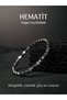 High Quality Hematite Natural Stone Bracelet Stem Chakra Balance Positive Energy Stone