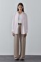 Single Pleated Trousers - Mink