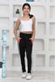 Unisex Children's Scuba Fabric Slim Trousers with Elastic, Flexible Tape Detailes