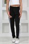 Unisex Children's Scuba Fabric Slim Trousers with Elastic, Flexible Tape Detailes - 7