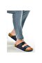 Mendy Dark Blue Dark Color Buckle Anatomical Daily Slippers