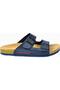 Mendy Dark Blue Dark Color Buckle Anatomical Daily Slippers - 4