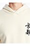 Men's Long Sleeve Printed Thick Hoodie - 3
