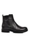 1852533K Black Genuine Leather Women's Boots with Fleece Inside