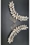 Jewelled Buckle, Double Buckle Set, Silver Buckle - 2