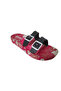 Women's Black-Red Floral Patterned Double Buckle Non-Slip Sole Daily Walking Slippers - 3