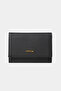 9147 Genuine Leather Accordion Women's Wallet Black - 4