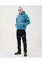 سويت شيرت رجالي بتفاصيل غسيل كبيرة الحجم - 3