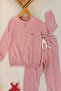 Diamondstar Basic 2-5 Years Pajama Set - Cot Detailed - 2